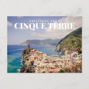 Greetings from Cinque Terre, Vernazza Postcard