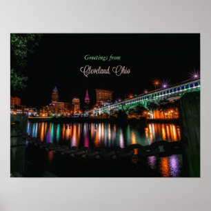 Greetings from Cleveland, Ohio Poster