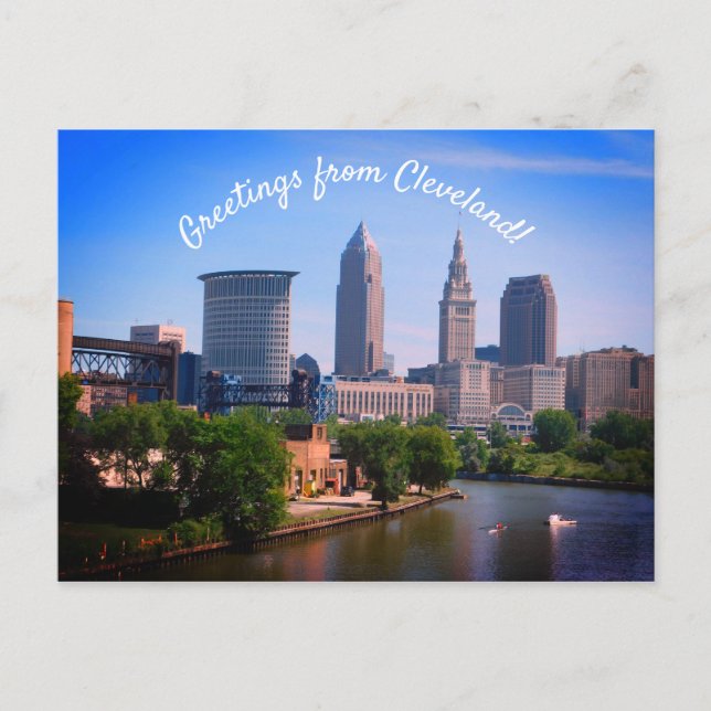 Greetings From Cleveland Postcard (Front)