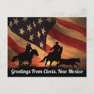 Greetings From Clovis, New Mexico Postcard