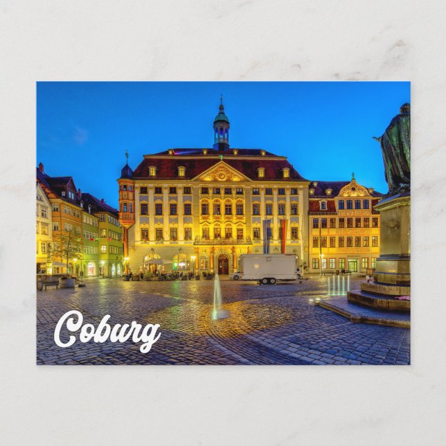 Greetings From Coburg, Bavaria, Germany Postcard (Front)