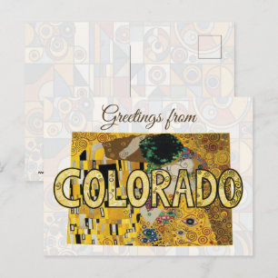 Greetings from Colorado Postcard
