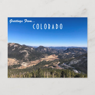 Greetings from Colorado Postcard