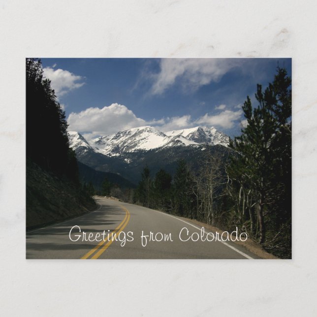 Greetings from Colorado Postcard (Front)