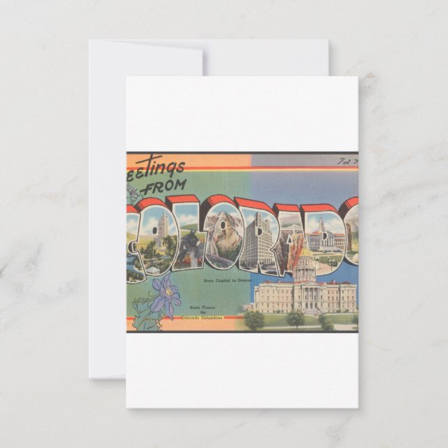 Greetings from Colorado Save The Date (Front)
