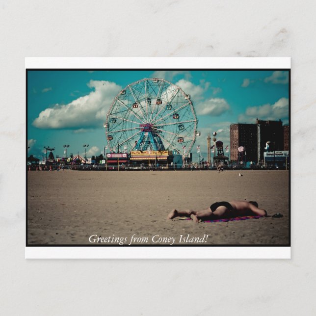 Greetings from Coney Island! Postcard (Front)