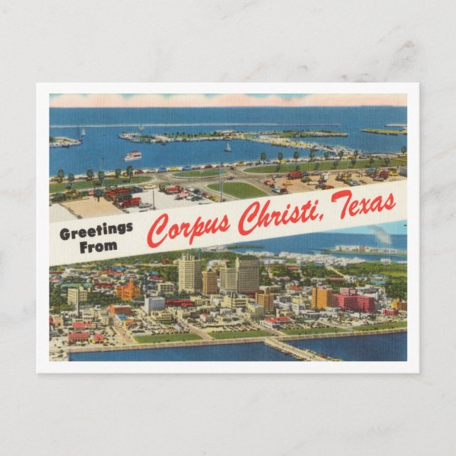 Greetings from Corpus Christi, Texas Travel Postcard (Front)
