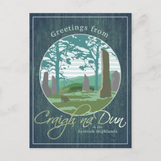 Greetings from Craigh na Dun Outlandish Postcard