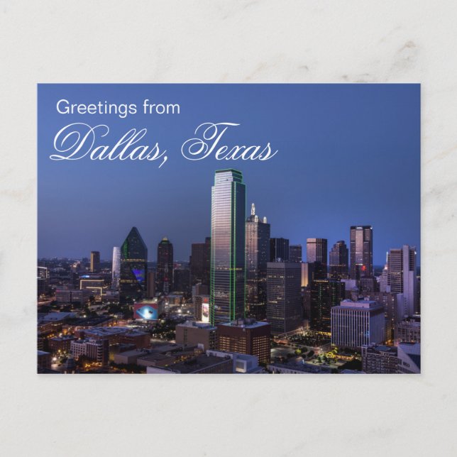 Greetings from Dallas, Texas Postcard (Front)