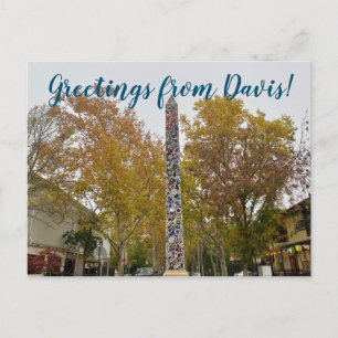 Greetings from Davis! Postcard