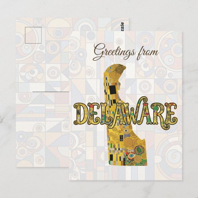 Greetings from Delaware Postcard (Front/Back)