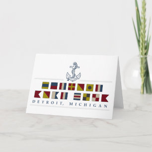 Greetings from Detroit Card