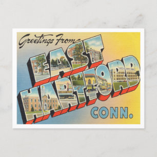 Greetings from East Hartford, Connecticut Travel Postcard