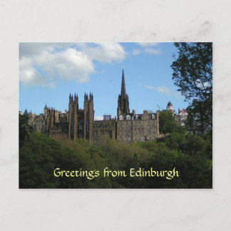 Greetings from Edinburgh postcard