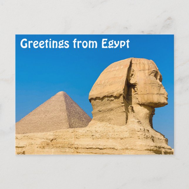 Greetings from Egypt Postcard (Front)