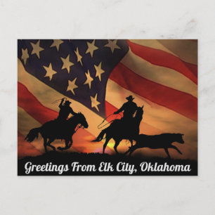 Greetings From Elk City, Oklahoma Postcard