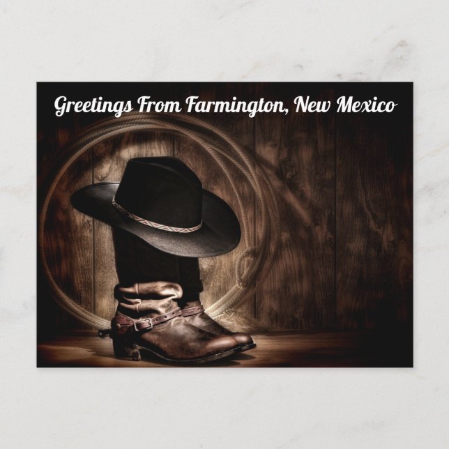Greetings From Farmington, New Mexico Postcard (Front)
