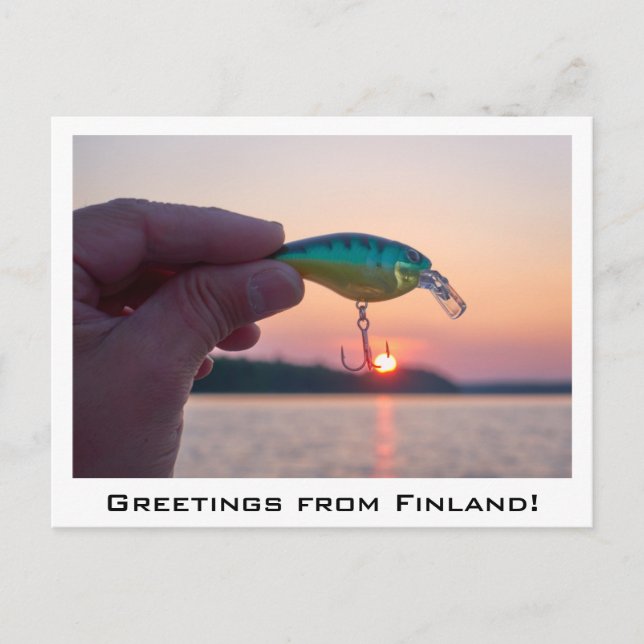 Greetings from Finland souvenir Postcard (Front)