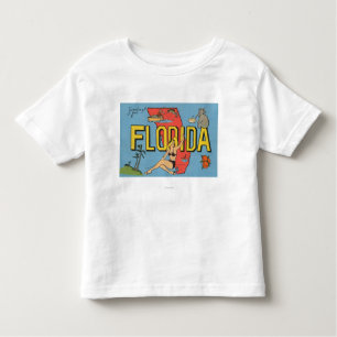 Greetings from Florida (Blue)Florida Toddler T-Shirt