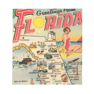 Greetings From Florida Notepad