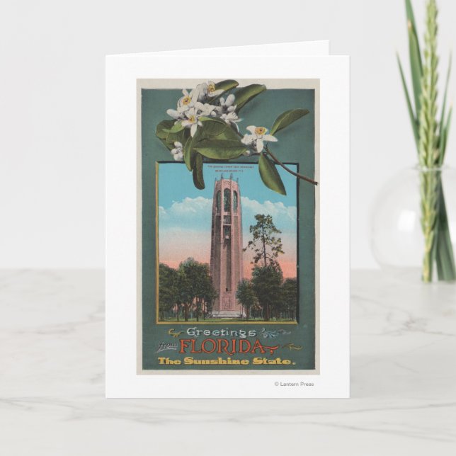 Greetings from Florida & Picture of the Singing Card (Front)