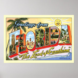 Greetings From Florida Poster