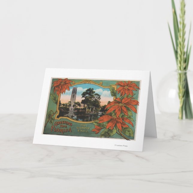 Greetings from Florida the Sunshine State Card (Front)