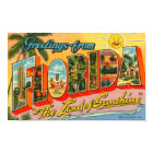Greetings From Florida Vintage Postcard
