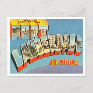 Greetings from Fort Lauderdale, Florida Travel Postcard