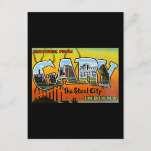 Greetings from Gary Indiana Postcard