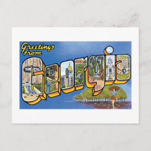 Greetings from Georgia! Postcard