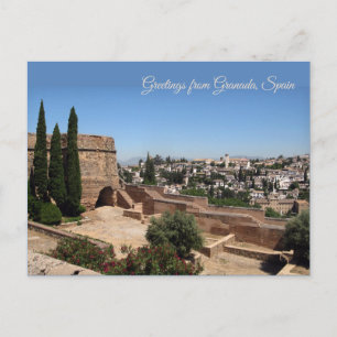 Greetings from Granada, Spain Postcard
