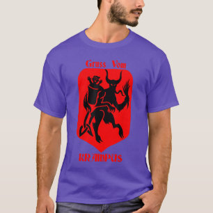 Greetings from Gruss Vom Krampus Christmas Festive T-Shirt