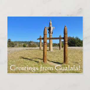 Greetings from Gualala! Postcard