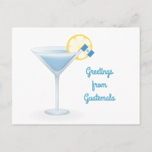 Greetings From Guatemala Cocktail Holiday Card