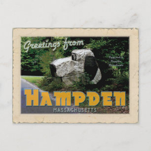 Greetings from Hampden postcard