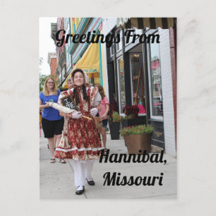 Greetings From Hannibal, Missouri Postcard