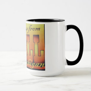 Greetings From Hell, Michigan Mug 1