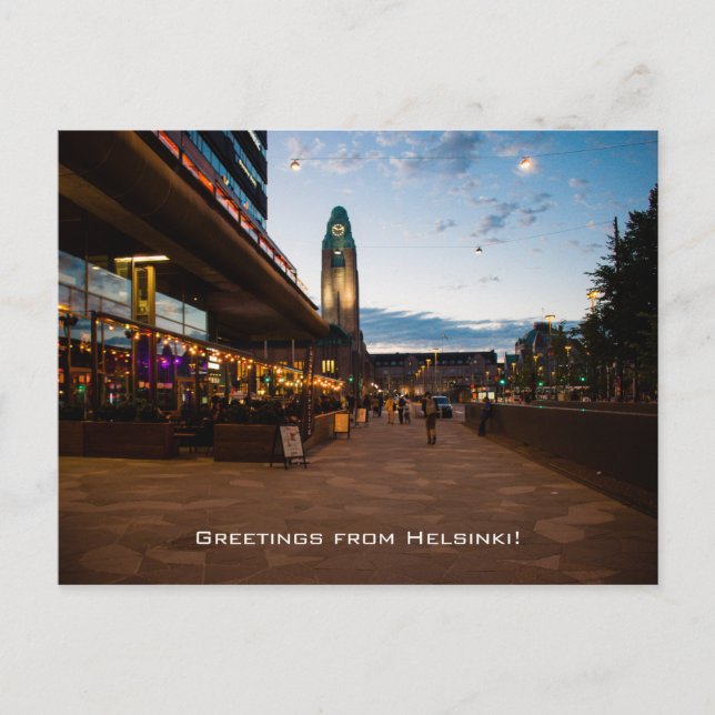 Greetings from Helsinki Postcard (Front)