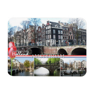 Greetings from Holland - Amsterdam Flexible Magnet