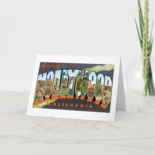 Greetings from Hollywood! Card