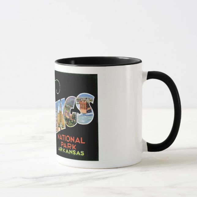 Greetings from Hot Springs! Mug (Right)