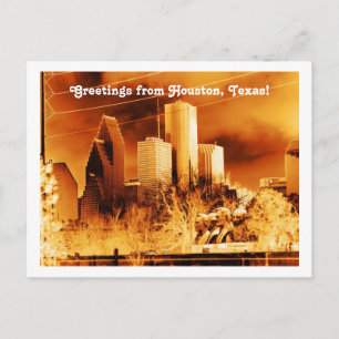 Greetings from Houston,Texas! Postcard