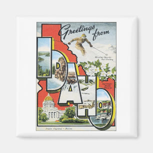 Greetings From Idaho Magnet