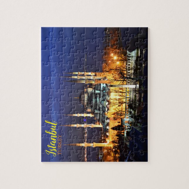 Greetings from Istanbul Turkey Jigsaw Puzzle (Vertical)