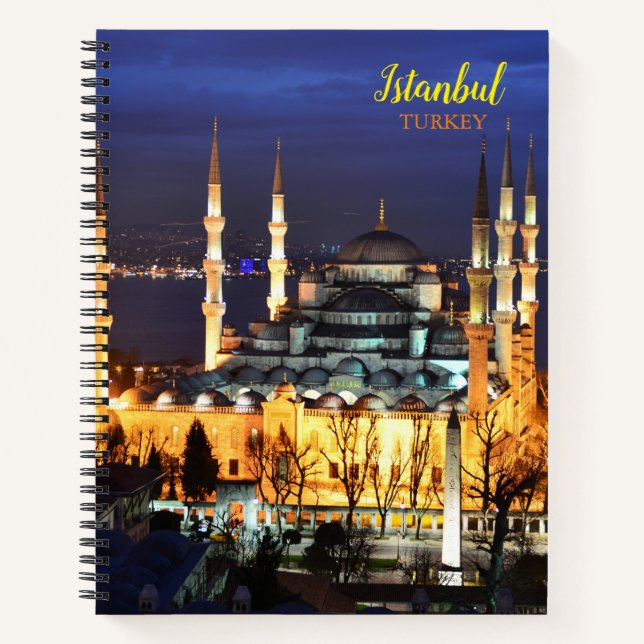 Greetings from Istanbul Turkey Notebook (Front)