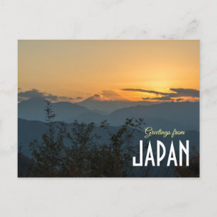 Greetings from Japan Postcard Mt. Fiji Scenic