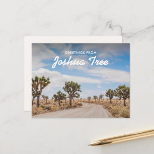Greetings from Joshua Tree Postcard