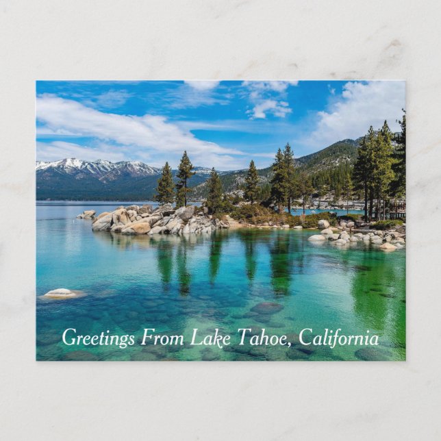 Greetings From Lake Tahoe, California Postcard (Front)
