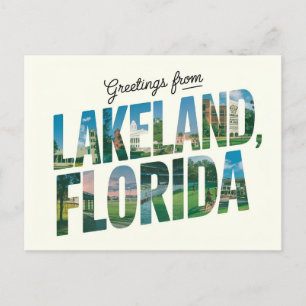 Greetings from Lakeland, Florida Travel Postcard